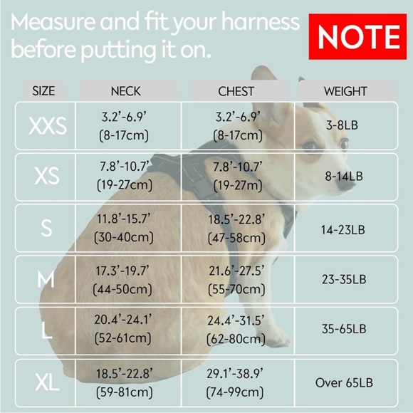 NWT Set of 2 Gliard Dog Harness, No Pull Small - Picture 3 of 7